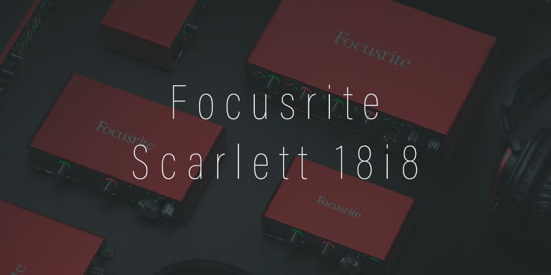 Descarga del driver de la tarjeta de sonido focusrite scarlett 18i8