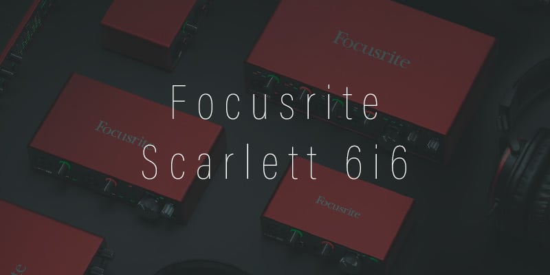 Descarga del driver de la tarjeta de sonido focusrite scarlett 6i6